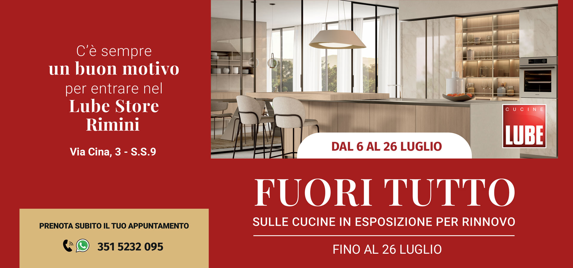 LUBE RN fuoritutto luglio 2026